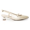 Price Shoes Zapatos  puntudo de tacón para Mujer 4822503CHAMPANA