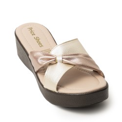 Price Shoes Sandalias Confort para Mujer 862C-04OROROSA
