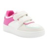 PriceShoes tenis de moda con velcro infantiles para niñas 624AB53FUCSIA
