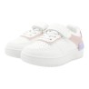 PriceShoes tenis de moda con velcro infantiles para niñas 624AB52ROSADO