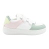 PriceShoes tenis de moda con velcro infantiles para niñas 624AB53VERDE