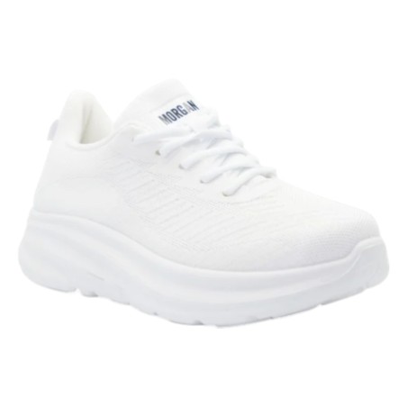 PriceShoes Tenis deportivos comodos para Hombre 663123YJ24-203BLANCO