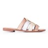 Priceshoes Sandalia Plana para dama 692V233OROROSA