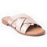 Priceshoes Sandalia Plana para dama 692V223OROROSA