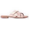 Priceshoes Sandalia Plana para dama 692V223OROROSA