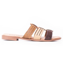 Priceshoes Sandalias Planas para mujer 692V218TIERRA