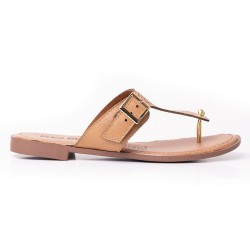 Priceshoes Sandalias Planas para mujer 692V201AMARETTO