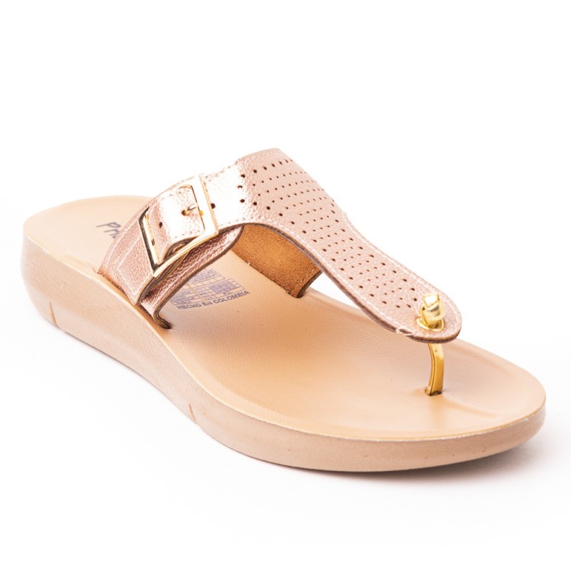 Price Shoes Sandalia Confort Mujer 692Y09OROROSA