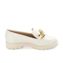 Price Shoes Mocasines Moda mujer 0224283-105BLANCO
