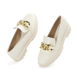 Price Shoes Mocasines Moda mujer 0224283-105BLANCO