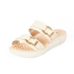 Price Shoes Sandalia Confort para Mujer 0227142-142CREMA