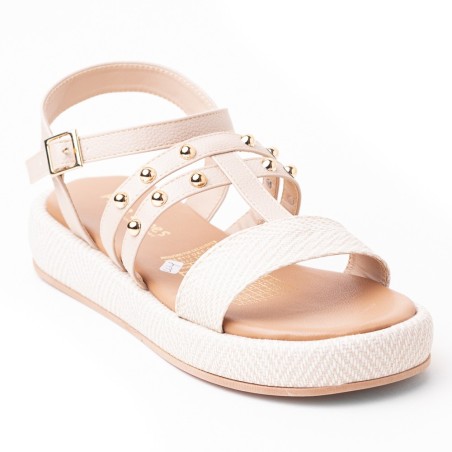 Price shoes sandalia confort para mujer 6022763BEIGE