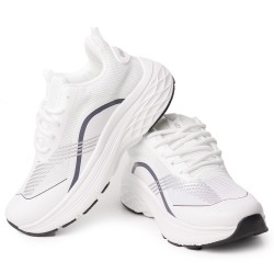 Price Shoes Tenis Deportivo para Mujer 702E6805W12BLANCO