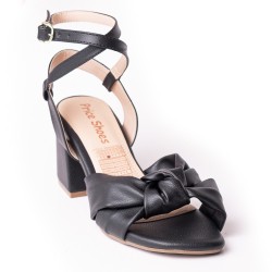 Priceshoes Sandalia tacones para mujer 952A-07NEGRO