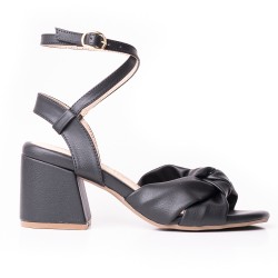 Priceshoes Sandalia tacones para mujer 952A-07NEGRO