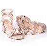 Priceshoes Sandalia tacones para mujer 952A-07ARENA
