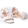 Price Shoes Tacones Moda Mujeres 952A-12BLANCO