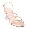 Priceshoes Sandalia Tacon Cristal 952A-15OROROSA