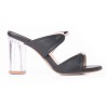 Priceshoes Sandalia Tacon Cristal 952L-19NEGRO