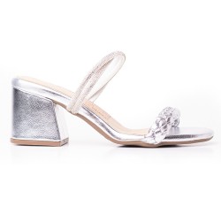 Price Shoes Tacones Moda Mujer 952L-18PLATA