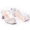 Price Shoes Tacones Moda Mujer 952L-18PLATA