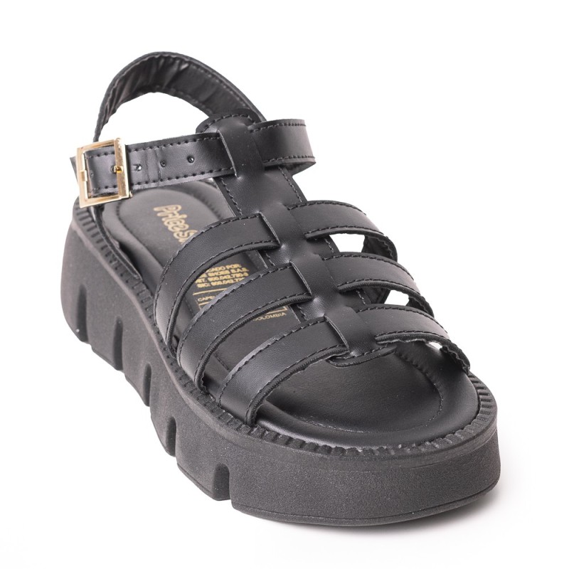 Price Shoes Sandalias Confort para Mujer 962DNV04NEGRO