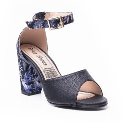 Priceshoes Sandalias Tacon para Dama 972070-2NEGRO