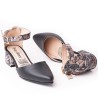 Price Shoes Tacon puntudo bajo para Mujer 9721054NEGRO