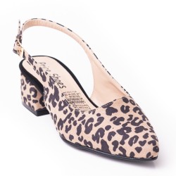 Price Shoes Tacon puntudo bajo para Mujer 9721133APRINT