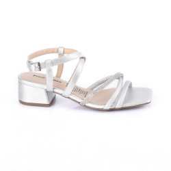 Price Shoes Sandalias Tacones Mujer 5421122PLATA
