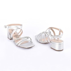 Price Shoes Sandalias Tacones Mujer 5421122PLATA