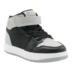 PriceShoes Tenis de moda para niño estilo bota 624AB54GRIS