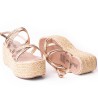 Priceshoes Plataformas en yute Para Mujer 382075OROROSA
