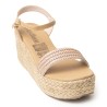 Price Shoes Plataforma en Yute para Mujer 382085AMARETTO