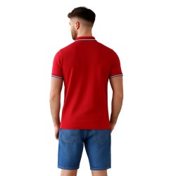Sky Walk Camiseta Tipo Polo Para Hombre 7731140100D3ROJO