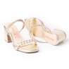 Price Shoes Tacones Moda Mujer 952L-18CHAMPANA