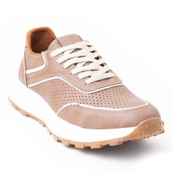 Sky Walk Tenis Casual Hombre 663103A-43BEIGE