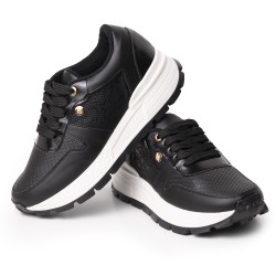 Price Shoes Tenis Moda para Mujer 282M-532NEGRO