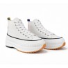 PriceShoes Tenis plataforma moda para mujer 622C62F1021BLANCO
