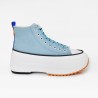 PriceShoes Tenis plataforma moda para mujer 622C62F1021INDIGO