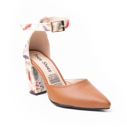 Price Shoes Ejecutivos Tacon en punta 9729084-2CAMEL