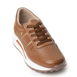 Sky Walk Tenis Moda para Mujer en Cuero 892310MIEL