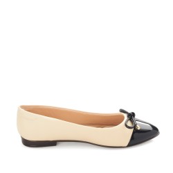 Price shoes Baleta Moda Mujer 0224136-1102CREMA