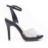 Priceshoes sandalia Tacon Dama elegante 882VS018NEGRO