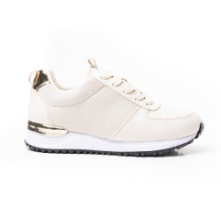 Price Shoes Tenis Casual Para Mujer 822568BEIGE