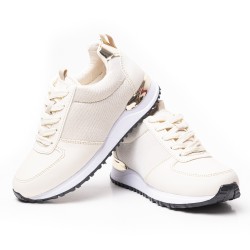 Price Shoes Tenis Casual Para Mujer 822568BEIGE