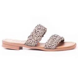 Price Shoes Sandalia Plana Mujer 692T101GRIS