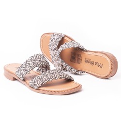 Price Shoes Sandalia Plana Mujer 692T101GRIS