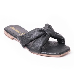 Price Shoes Sandalia Plana para Mujer 462JC010NEGRO