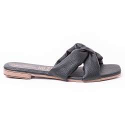 Price Shoes Sandalia Plana para Mujer 462JC010NEGRO